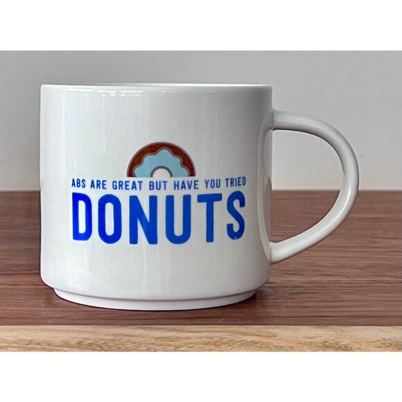 Coffee Mug Cup Abs Are Great But Have You Tried Donuts Zach Galifianakis - Picture 1 of 7
